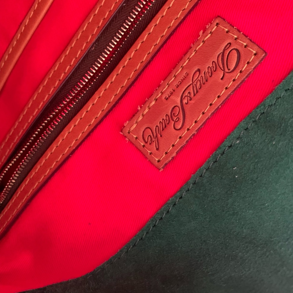 Large Dooney & Bourke Florentine Vachetta Leather Satchel - Picture 10 of 14